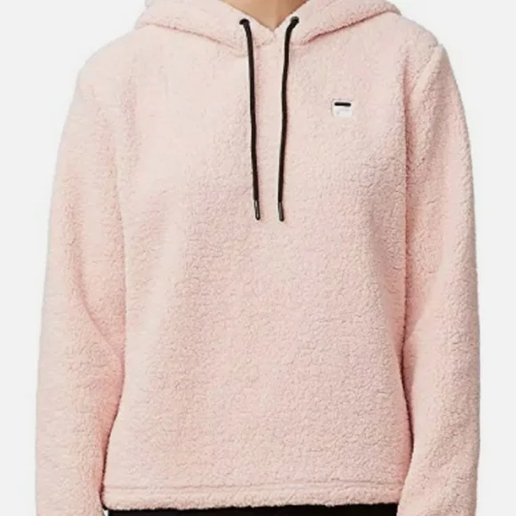 Fila Tops Nwt Fila Josephine Crop Soft Thick Sherpa Pullover